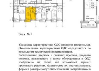 Однокомнатная квартира на продажу, 33.6 м2, Санкт-Петербург, Калининский район