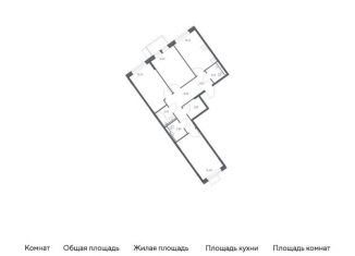 Трехкомнатная квартира на продажу, 78.4 м2, Москва