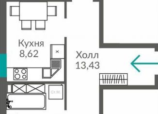 Продаю 2-комнатную квартиру, 57.9 м2, Симферополь, Киевский район, проспект Александра Суворова