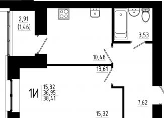 Продаю 1-ком. квартиру, 38.4 м2, Татарстан