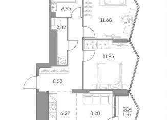 Продам 2-комнатную квартиру, 53.4 м2, Москва, Рязанский проспект, 2с27, Нижегородский район