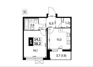 Продажа однокомнатной квартиры, 38.2 м2, Москва, САО, Ленинградское шоссе, 228к2