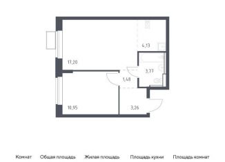 Продажа 1-ком. квартиры, 40.8 м2, посёлок Жилино-1, жилой комплекс Егорово Парк, к3.2, ЖК Егорово Парк