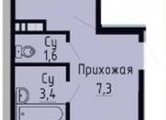 Однокомнатная квартира на продажу, 46.6 м2, Новосибирск, Кировский район