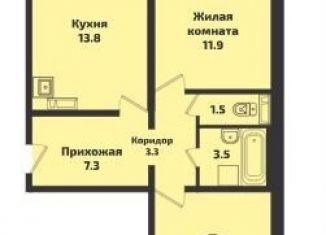Продается 2-комнатная квартира, 64.5 м2, Новосибирская область, микрорайон Приозёрный, 715