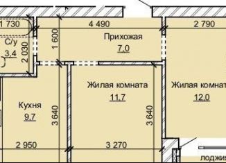 Продам 2-комнатную квартиру, 44.7 м2, Барнаул, Центральный район