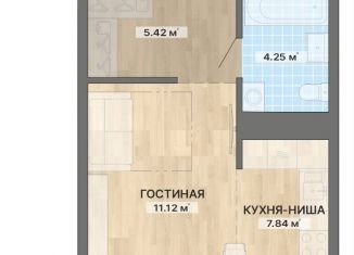 Квартира на продажу студия, 30.8 м2, Екатеринбург, метро Уралмаш