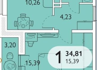 Продается 1-комнатная квартира, 35 м2, Брянск, проспект Станке Димитрова, 65, Советский район