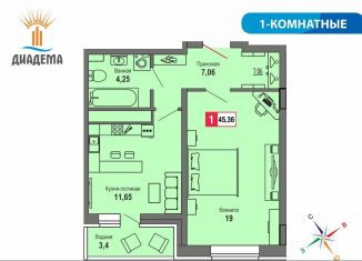 1-ком. квартира на продажу, 45.4 м2, Тверь, Пролетарский район