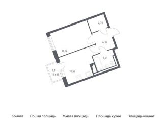 Продается 1-ком. квартира, 32.9 м2, деревня Лаголово, жилой комплекс Квартал Лаголово, 2