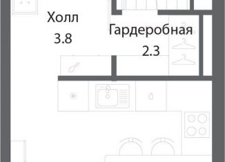 Продается квартира студия, 27.6 м2, Москва, ЖК Нагатино Ай-Ленд