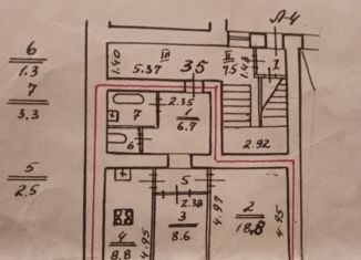 Продам 2-ком. квартиру, 55 м2, Санкт-Петербург, Садовая улица, 94, муниципальный округ Коломна