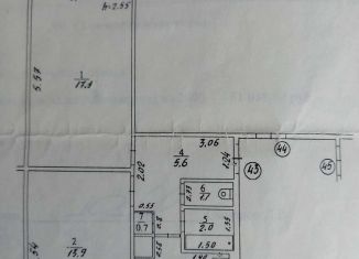 2-ком. квартира на продажу, 48.4 м2, село Александровка, улица Долганова, 5