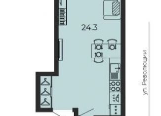 Продам 1-ком. квартиру, 31.5 м2, Пермь, улица Революции, 2А, Свердловский район