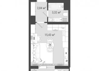 Продаю квартиру студию, 26.2 м2, Томск, Ленинский район, улица Войкова, 51с5