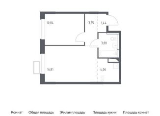 Продается двухкомнатная квартира, 40.6 м2, поселение Рязановское, жилой комплекс Алхимово, 15