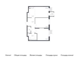 Продажа 3-комнатной квартиры, 54.6 м2, Москва, жилой комплекс Молжаниново, к1, метро Пятницкое шоссе