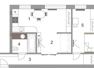 Продажа 2-комнатной квартиры, 63.6 м2, Москва, улица Зорге, 9к2, станция Хорошёво