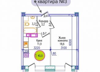 Продажа 1-комнатной квартиры, 40 м2, Мурманск, Первомайский округ
