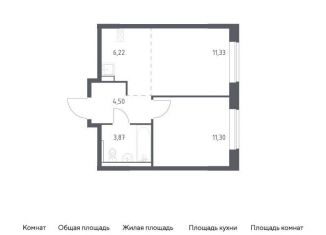 Продается 1-ком. квартира, 37.2 м2, Москва, жилой комплекс Квартал Марьино, к4