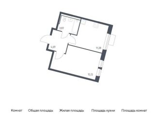 Продам 1-комнатную квартиру, 35 м2, Москва, жилой комплекс Молжаниново, к5