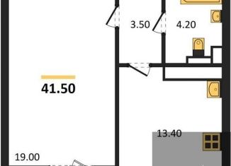 Однокомнатная квартира на продажу, 41.5 м2, Воронежская область, улица Шишкова, 140Б/16