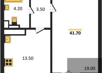 Продаю однокомнатную квартиру, 41.7 м2, Воронеж, улица Шишкова, 140Б/16, Центральный район