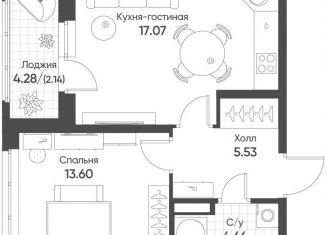 Продается однокомнатная квартира, 43 м2, Екатеринбург