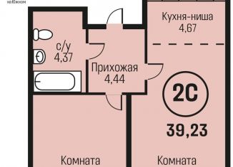 2-ком. квартира на продажу, 39.2 м2, Алтайский край
