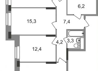 Продаю 3-ком. квартиру, 85.8 м2, Московский, ЖК Первый Московский