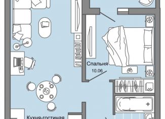 Продам двухкомнатную квартиру, 43 м2, Ульяновская область, жилой комплекс Ультраград, 2