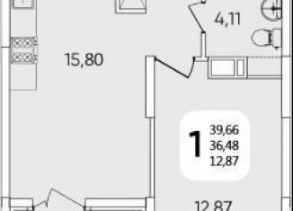 Продам 2-комнатную квартиру, 36.6 м2, Краснодар