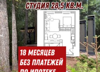 Однокомнатная квартира на продажу, 28.5 м2, Казань, Приволжский район