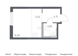 Продам 1-комнатную квартиру, 23.7 м2, Москва, метро Зябликово, жилой комплекс Квартал Герцена, к2
