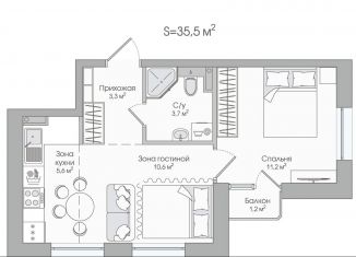 Продам 2-комнатную квартиру, 36.5 м2, Сортавала