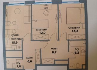 Продам трехкомнатную квартиру, 66 м2, Москва, Шелепихинская набережная, 34к5