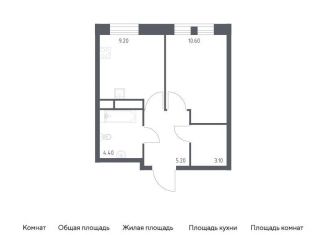 Продам однокомнатную квартиру, 32.5 м2, Москва, метро Марьино, Шоссейная улица, 90с59