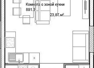 Продажа квартиры студии, 34.4 м2, Москва, ЮАО, Автозаводская улица, 25с3