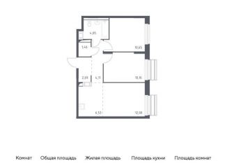 Продается 2-ком. квартира, 51.7 м2, село Лайково