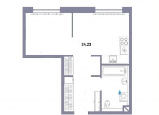 Продам однокомнатную квартиру, 34 м2, Москва, ЮАО