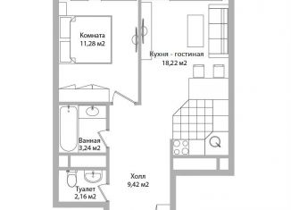 Продажа 2-комнатной квартиры, 40.9 м2, Мытищи