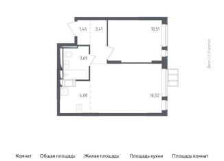Продажа двухкомнатной квартиры, 39.7 м2, Московская область, улица Авиаторов, 4