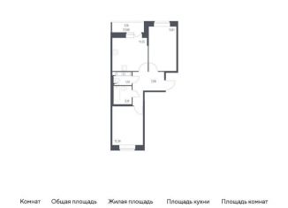 Продам двухкомнатную квартиру, 47.7 м2, Колпино, жилой комплекс Новое Колпино, к39