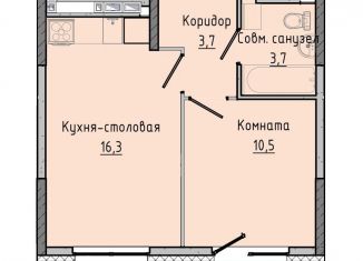 1-комнатная квартира на продажу, 34.2 м2, Ижевск, жилой район Ракетный