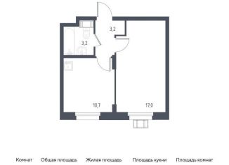 Продам 1-комнатную квартиру, 34.1 м2, Люберцы, жилой комплекс Люберцы 2020, к67