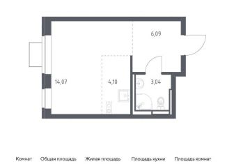 Квартира на продажу студия, 27.3 м2, Ленинский городской округ