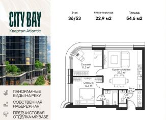 Продается двухкомнатная квартира, 54.6 м2, Москва, СЗАО