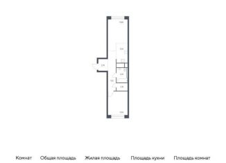 Продается 1-ком. квартира, 47 м2, Балашиха, жилой квартал Новоград Павлино, к8
