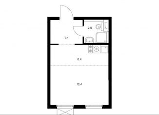 Продается квартира студия, 25.4 м2, Москва, район Отрадное