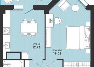 Продается 1-комнатная квартира, 49.4 м2, Архангельская область, улица Свободы, 16